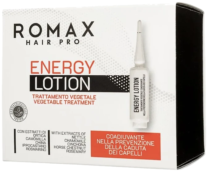 Energy Lotion fiale Romax Hair Pro